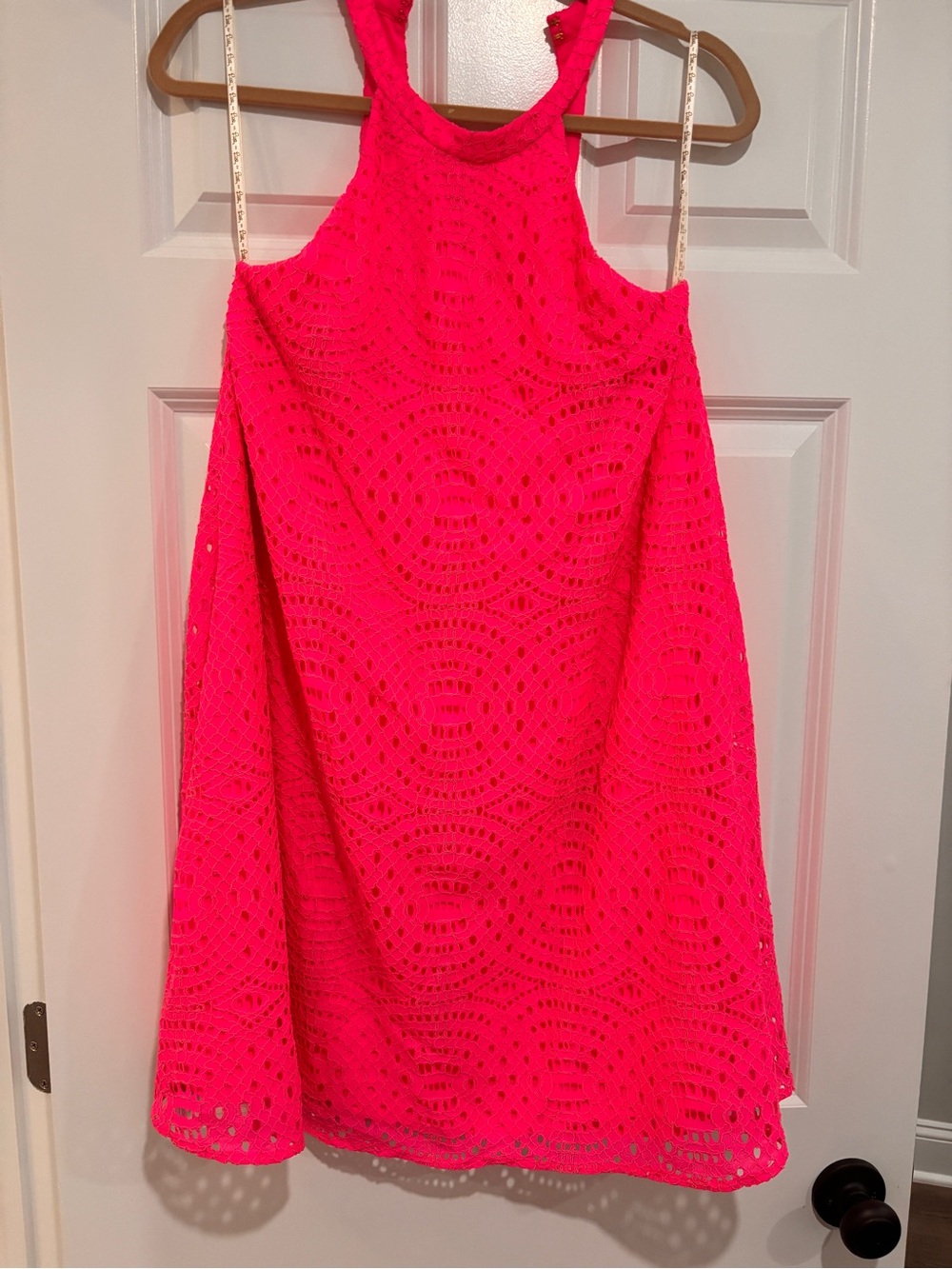 Lilly Pulitzer Hot Pink swing Dress Sz M